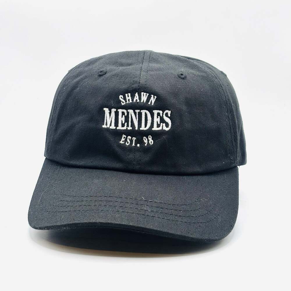 Shawn Mendes The Tour 2019 Black Logo Adjustable Baseball Cap Hat One Size